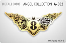 Номер на дверь METALLBOX ANGEL Collection, ангел, крылья