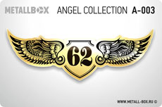 Номер на дверь METALLBOX ANGEL Collection, ангел, крылья