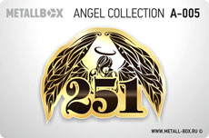 Номер на дверь METALLBOX ANGEL Collection, ангел, крылья