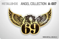 Номер на дверь METALLBOX ANGEL Collection, ангел, крылья