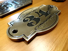 Номер на дверь изготовление
