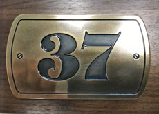Номер на дверь изготовление